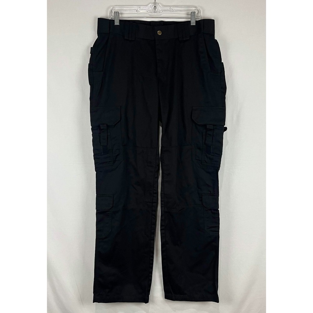 EUC 5.11 Tactical Womens Black EMS Cargo Double Knee Work Pants Size 16